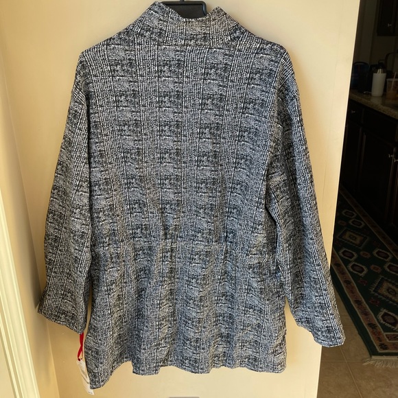 RUBY RD | Night & Day Black Multi Button Windbreaker Coat 2018 - Picture 7 of 9